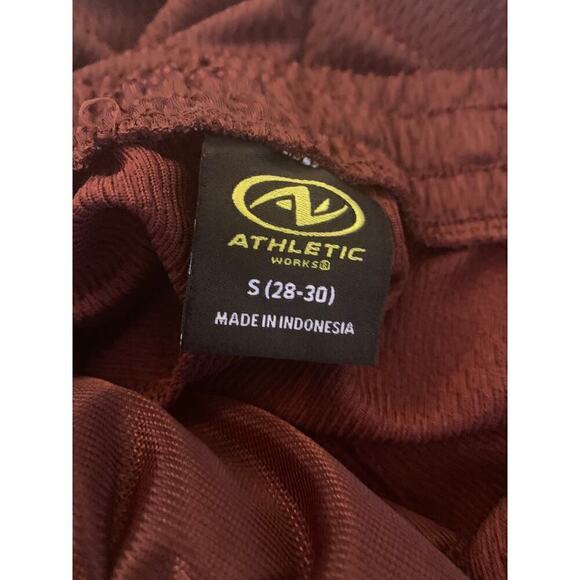 Athletic Works Women's Size Small Shorts Red Activewear Drawstring Workout - Picture 2 of 3